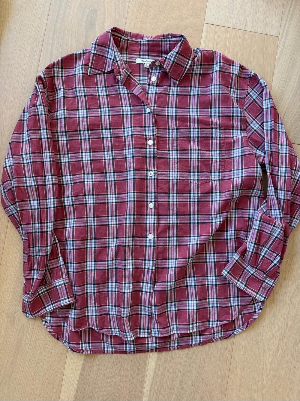 Madewell plaid shirt